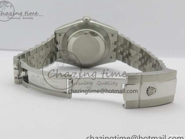 1219 DateJust 41mm 126334 SS BP Maker 1:1 Best Edition New Version Gray Roman Dial on Jubilee Bracelet Reliable 3035